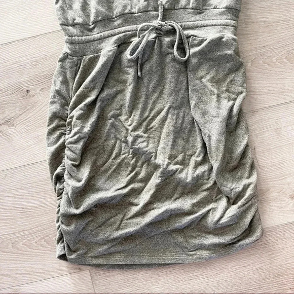 Zella gray ruched tie dress size small - Picture 4 of 13